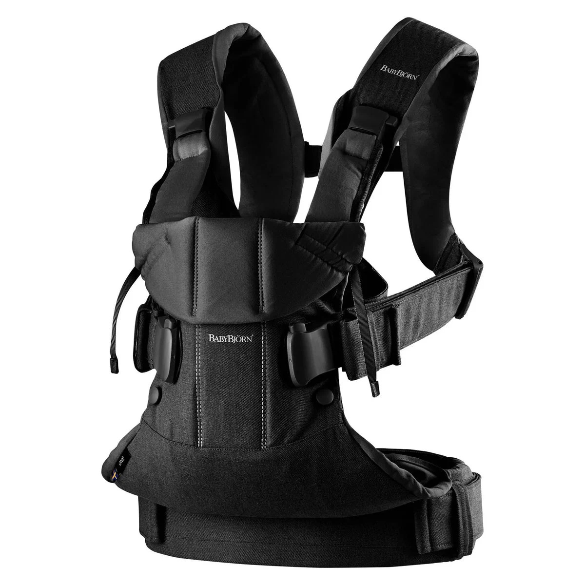 BabyBjörn Baby Carrier One Cotton - Black (See description)