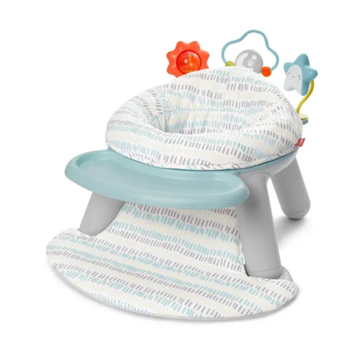 Skip Hop Silver Lining Cloud 2-in-1 Activity Floor Seat - Gray