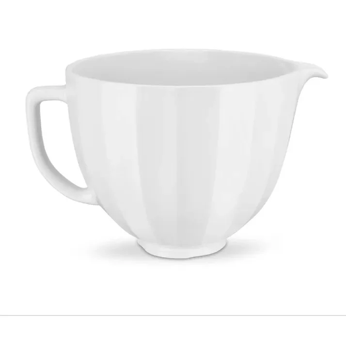 KitchenAid 5qt White Shell Ceramic Bowl