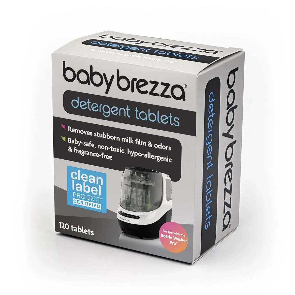 Baby Brezza Detergent Soap Tablets for Bottle Washers - 120 Tablets