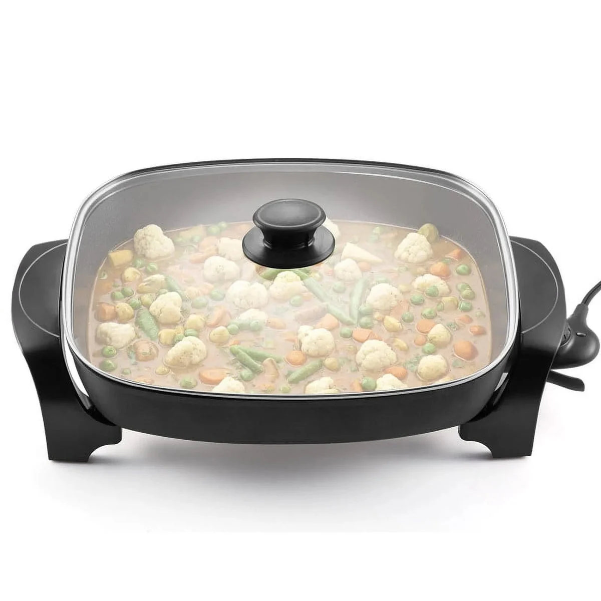 Elite Gourmet Elite Cuisine EG6235 8Qt Jumbo Electric Skillet with Easy-Pour Spout