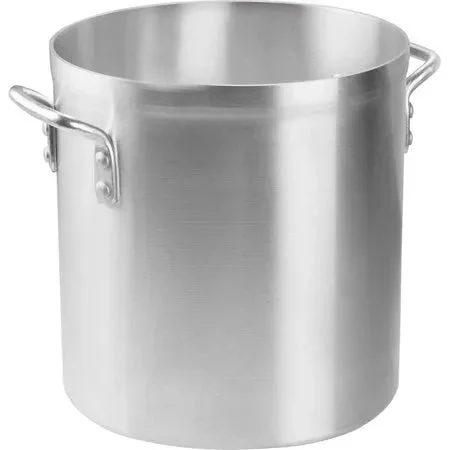Winco USA Aluminum 20 Quart Stock Pot - Silver