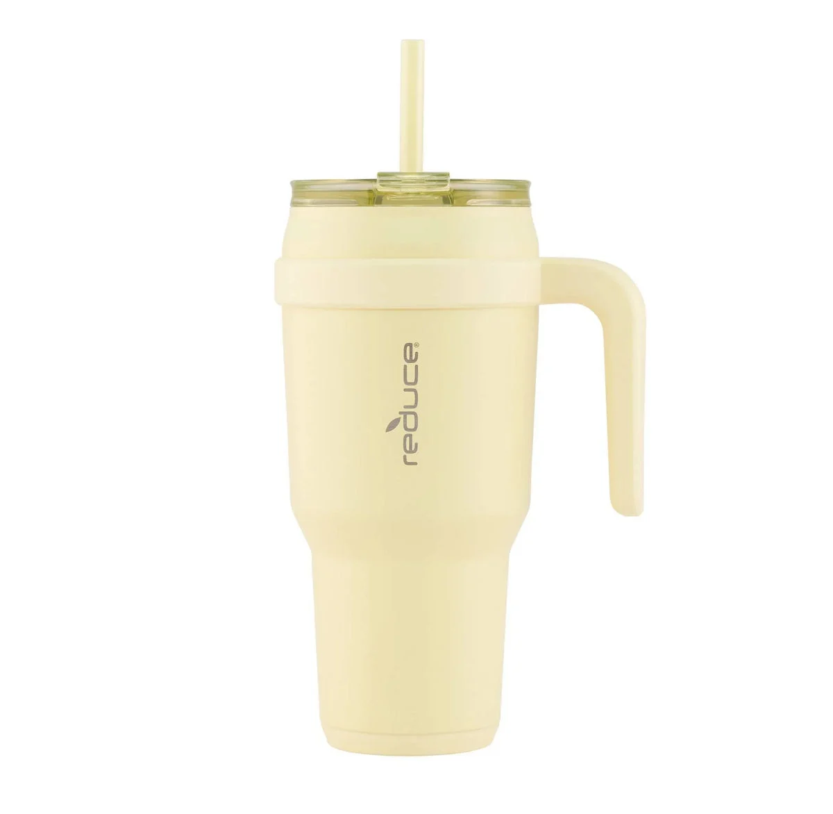 Reduce 40oz Vacuum Insulated Stainless Steel Straw Tumbler Mug - Light Yellow