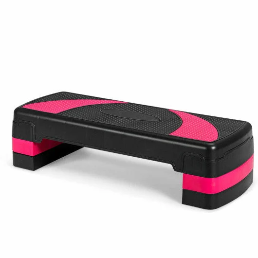 COSTWAY 31 Inch Adjustable Exercise Aerobic Stepper With Non-Slip Pads