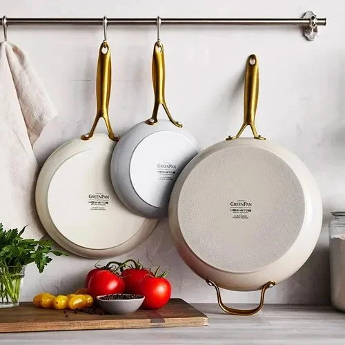 GreenPan Jewel Pro Ceramic Non-Stick 3-piece Fry Pan Set - Size 8, 10, 12
