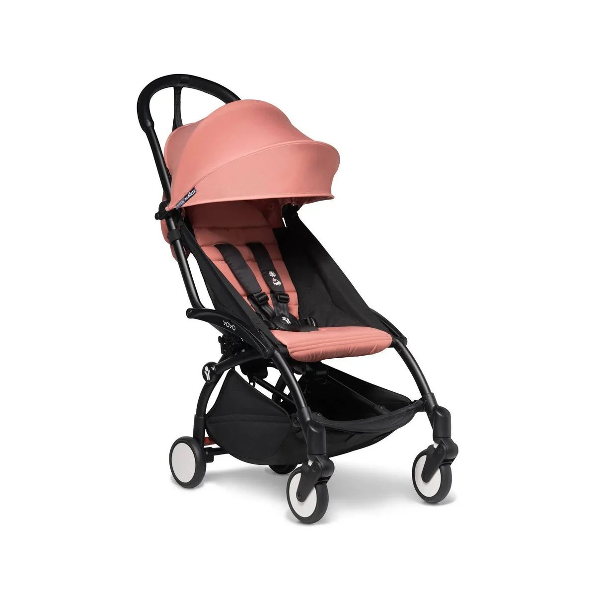 Stokke YOYO² Stroller 6+ Black Frame with Ginger Textiles