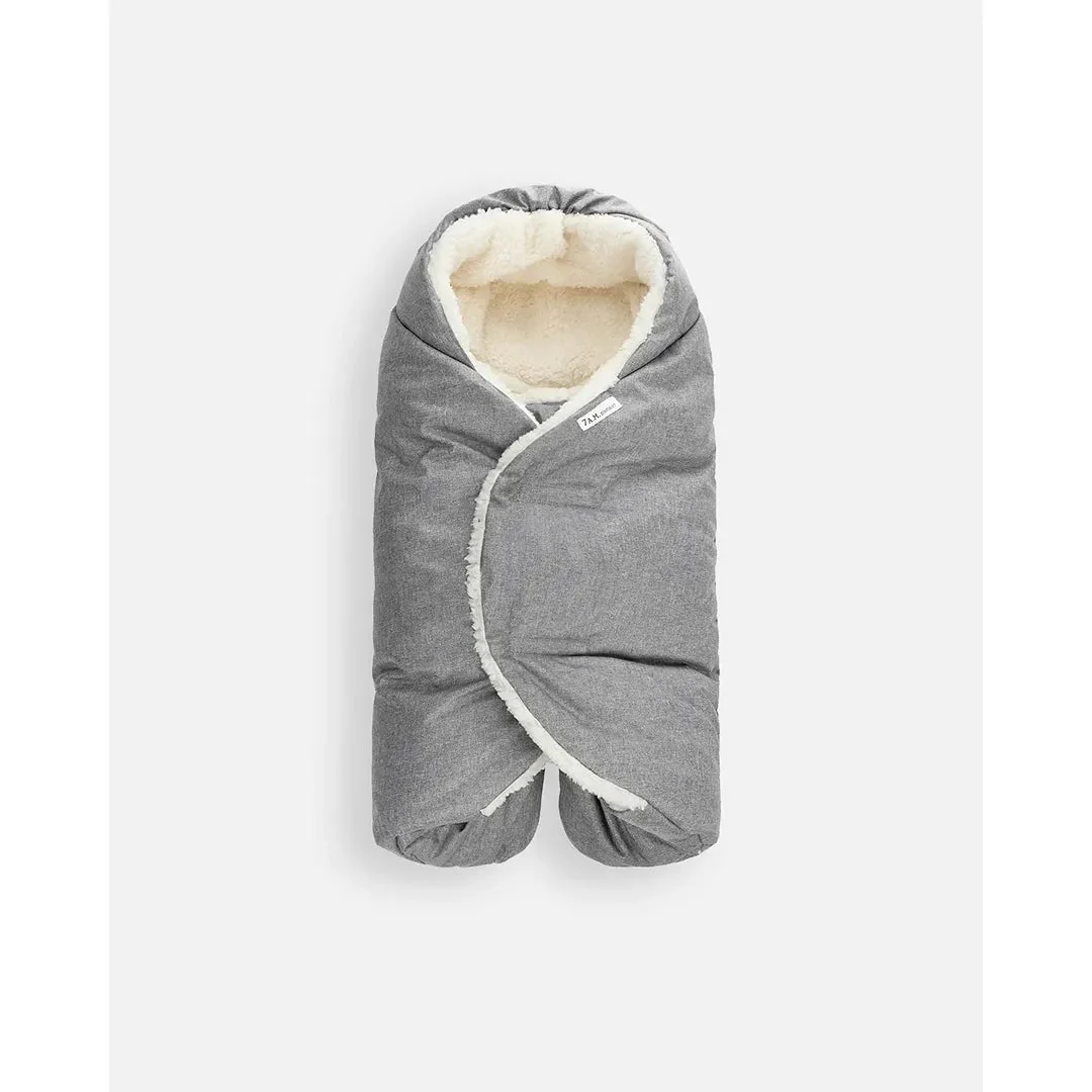 7AM Enfant Baby Wrap - Heather Grey - 0-6 Months