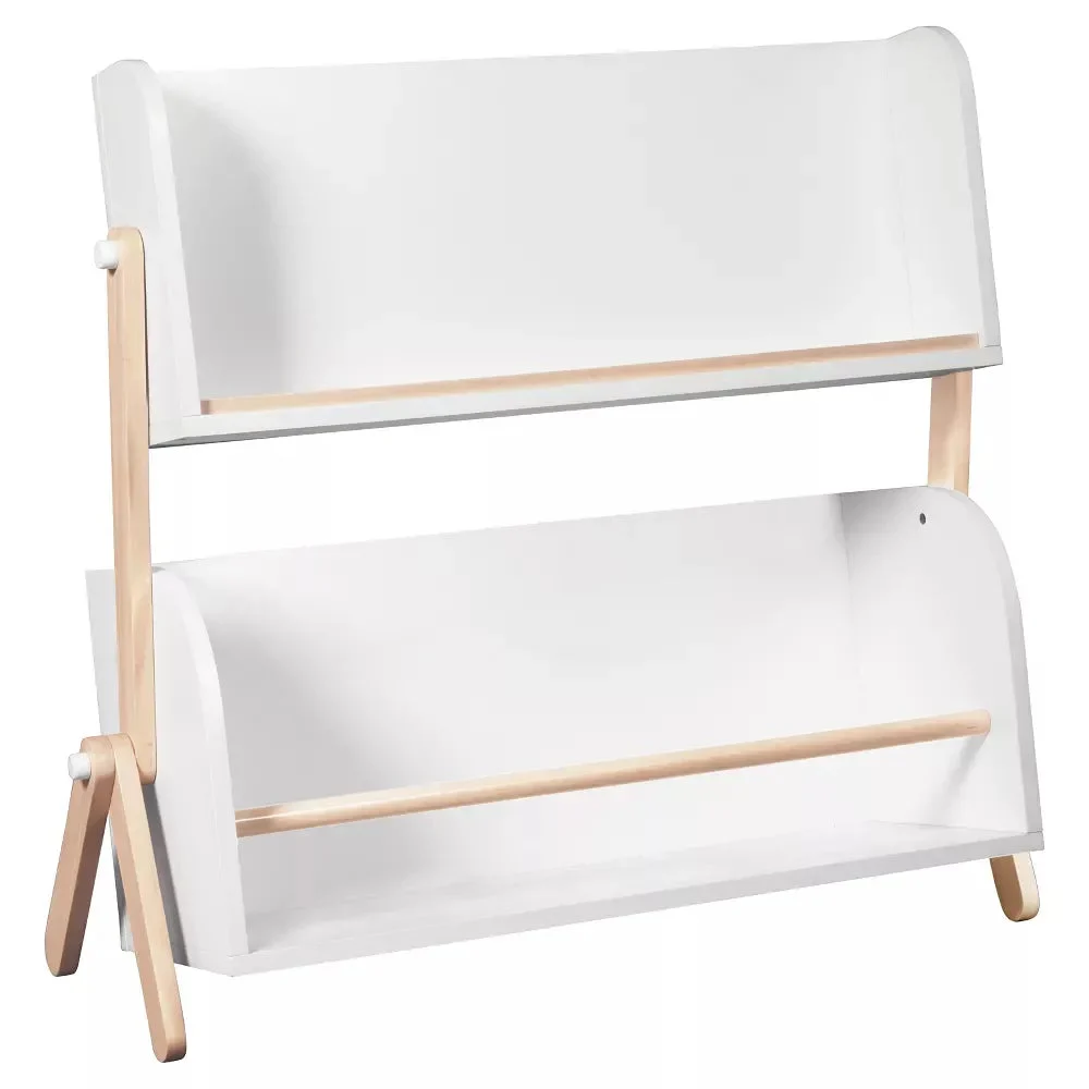 Babyletto Tally Storage and Bookshelf - White and Washed Natural