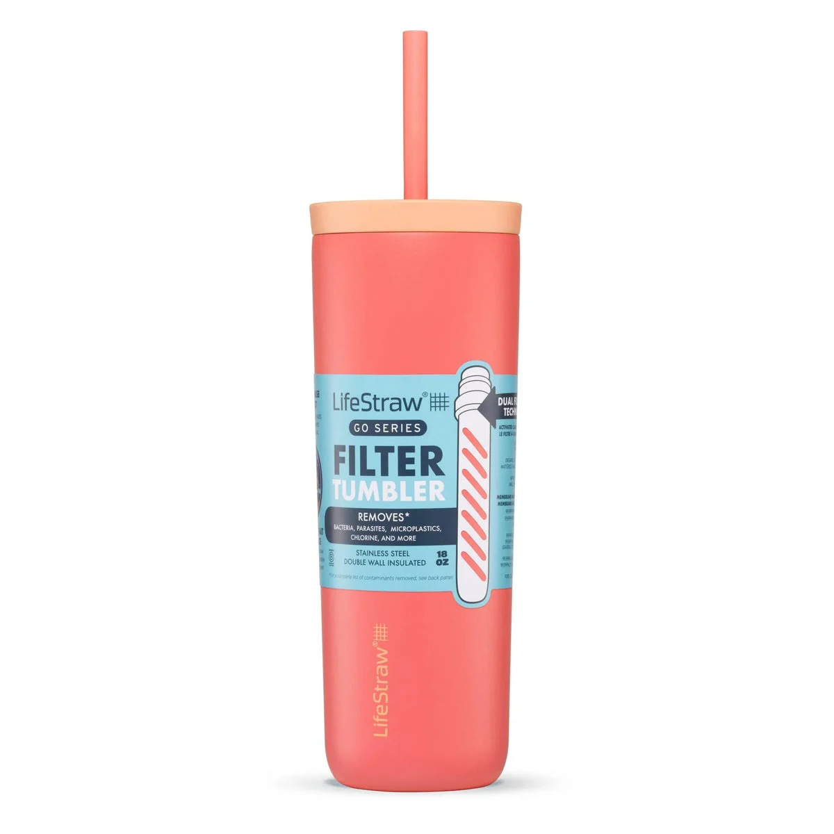 LifeStraw Water Filter Tumbler - Pink