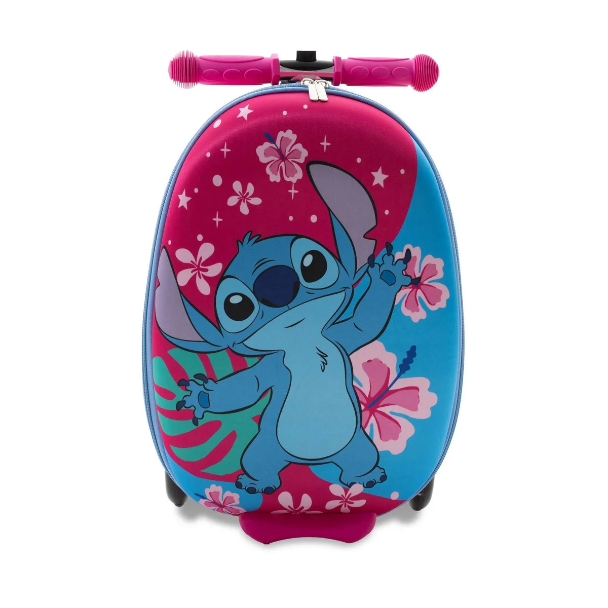 DISNEY Kids' Hardside Carry On Scooter Suitcase - Lilo & Stitch