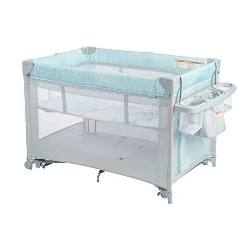 Cosco Rocking Bassinet with Play Yard DLX - Rainbow