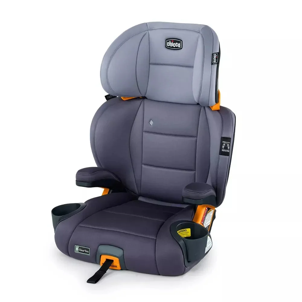 Chicco KidFit ClearTex Plus 2-in-1 Belt Positioning High Back Booster Car Seat - Lilac