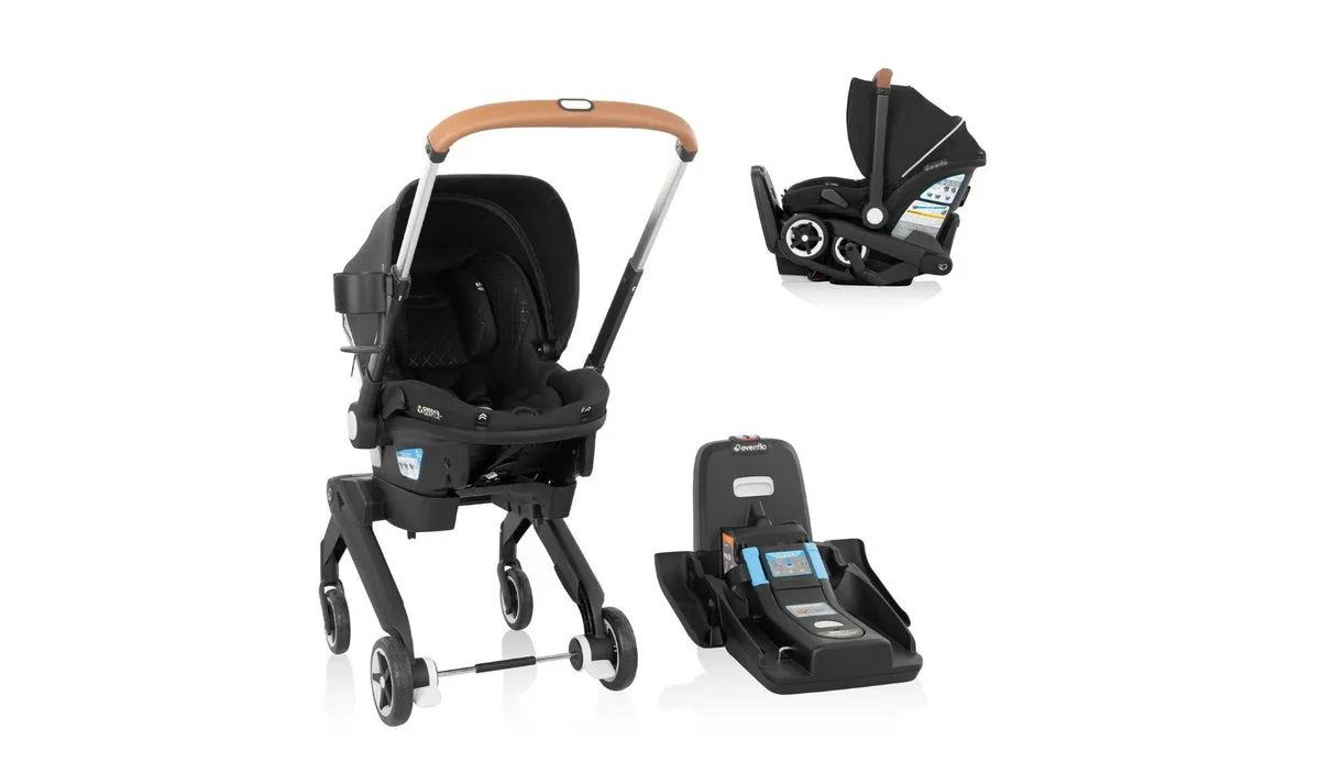 Evenflo Shyft DualRide Infant Travel System with Car Seat and Stroller Combo - Jasper
