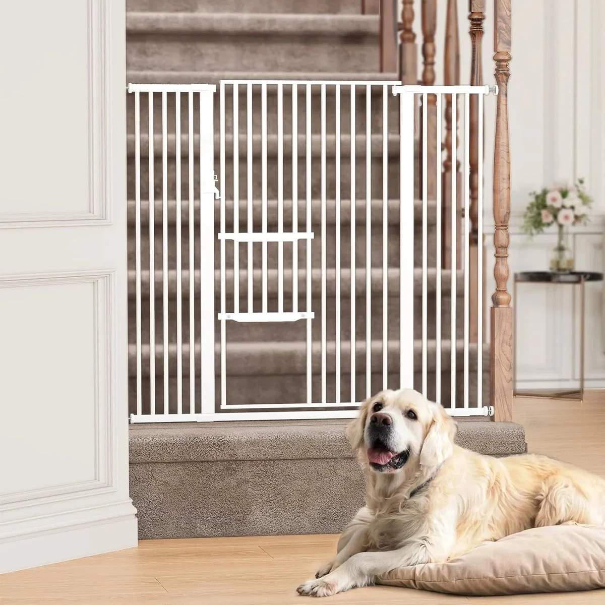 Yitahome Extra Tall Pet Gate - White
