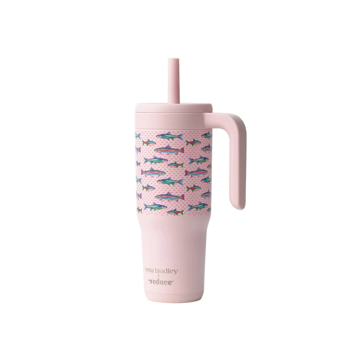 Vera Bradley 24oz Insulated Straw Tumbler - Stainless Steel