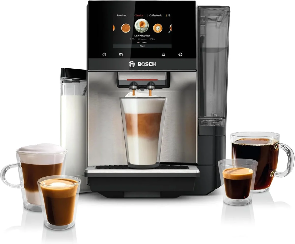 Bosch Fully Automatic Espresso and Coffee Machine - Stainless Steel