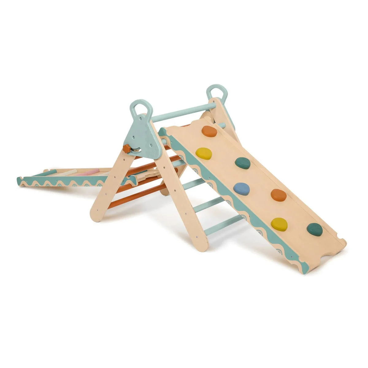 B toys Wooden Pikler Triangle Climber Set - WonderClimber