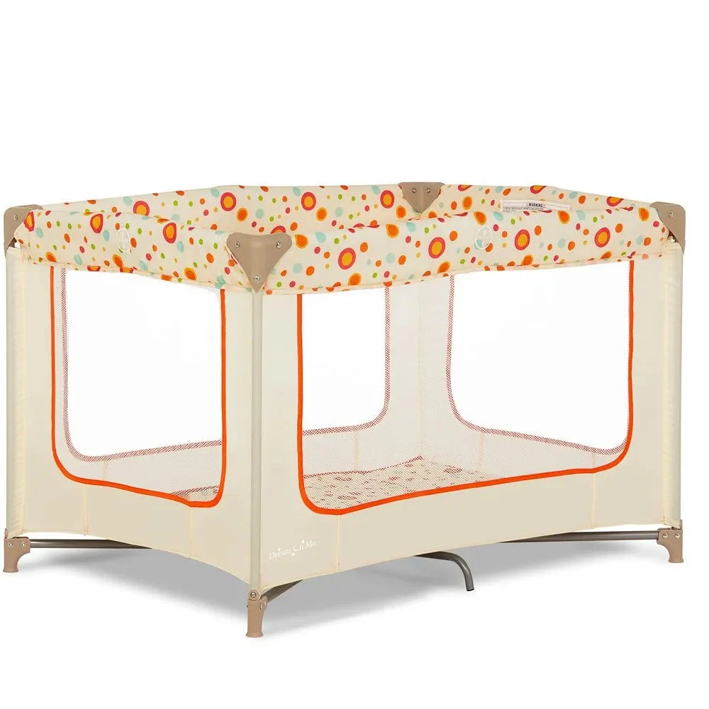 Dream On Me Zodiak Portable Play Yard With Carry Bag, Beige