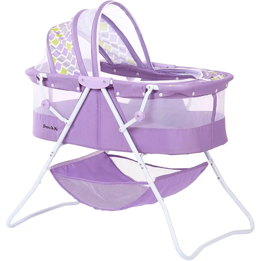Dream On Me Bassinet - Periwinkle Purple