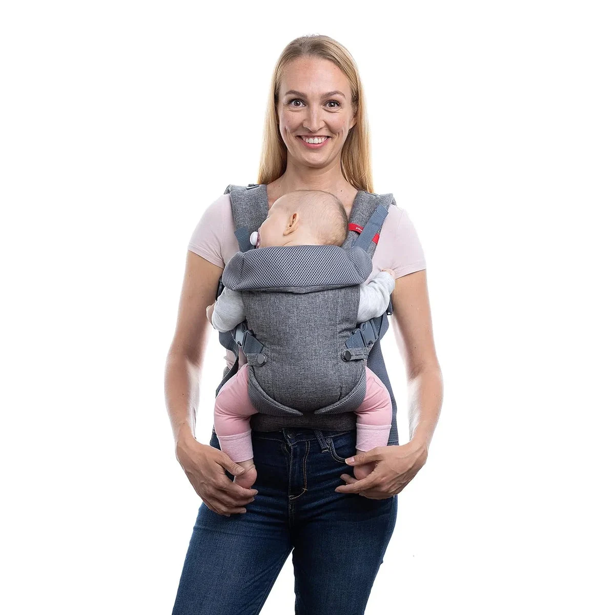 You+Me 4-in-1 Breathable Baby Carrier - Grey Mesh