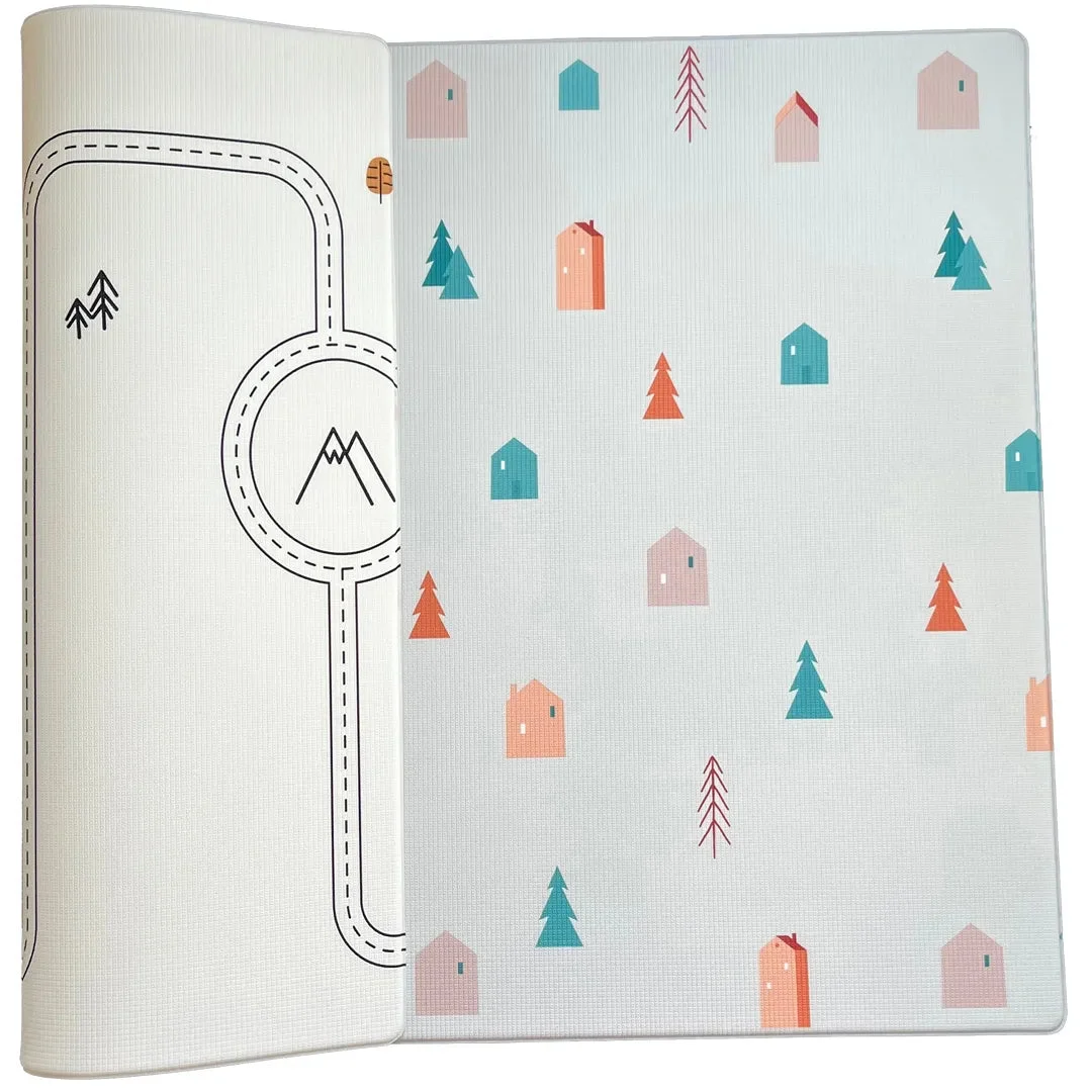 Little Bot Ofie Reversible Play Mat - Boho Town + Country Road Nordic (See Description)