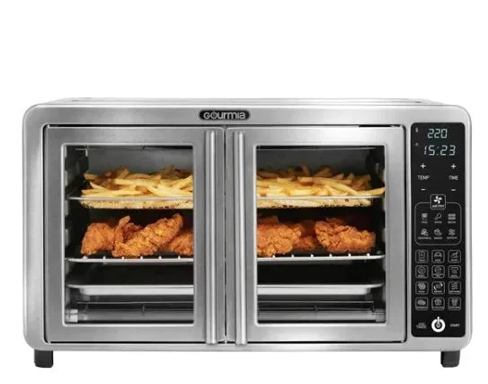 Gourmia XL French Door Countertop Air Fryer Oven