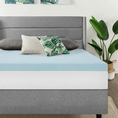 Best Price Mattress 3 Inch Gel Memory Foam Mattress Topper – Twin Size