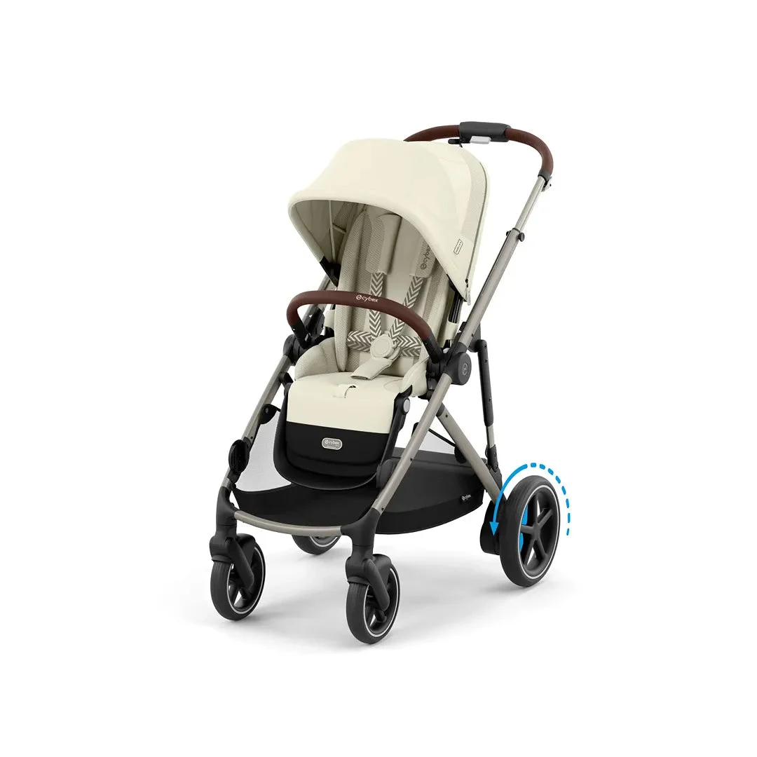 Cybex E-Gazelle S Stroller - Seashell Beige