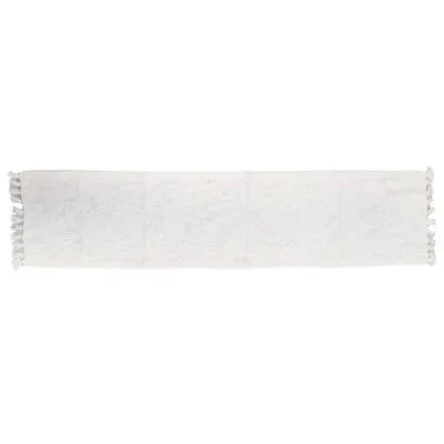 Threshold Cotton Textured Table Runner - White