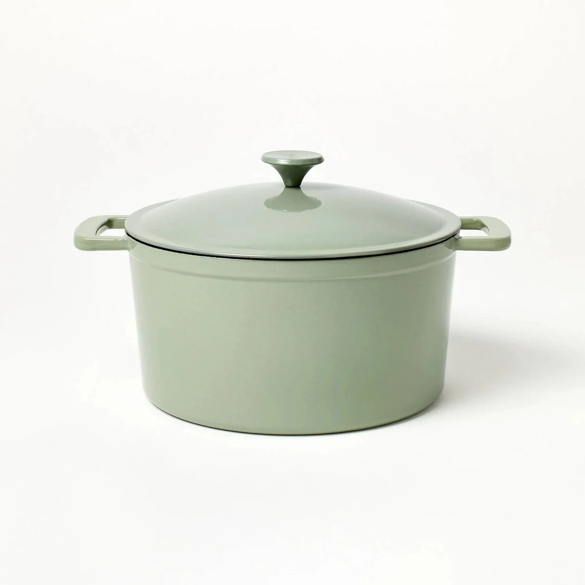 Figmint 7.5qt Enamel Dutch Oven Sage Green - ™ (See Description)
