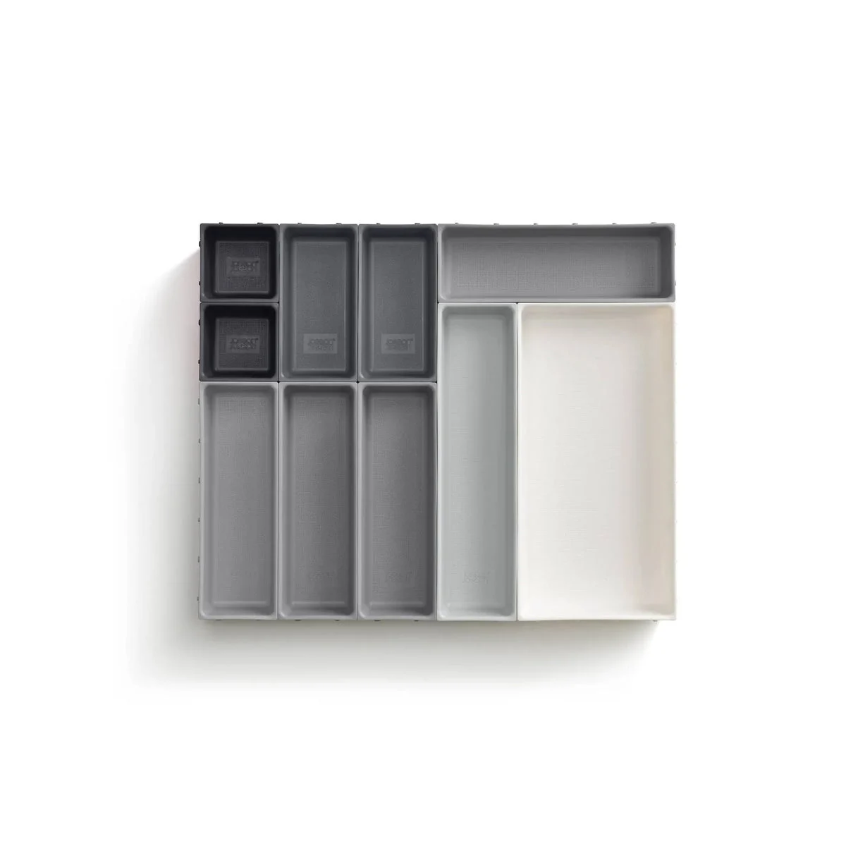 Joseph Joseph 10pc Box Drawer Organizer Set - Gray