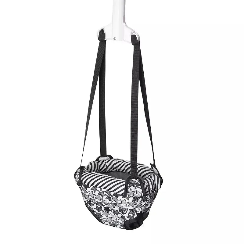 Evenflo Exersaucer Doorway Jumper Star Power - Black