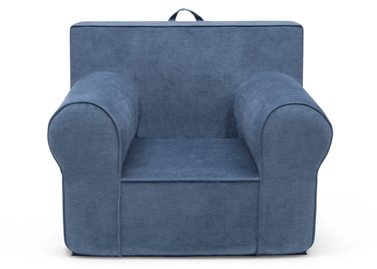 DELTA CHILDREN XL Cozee Foam Chair - Denim Blue