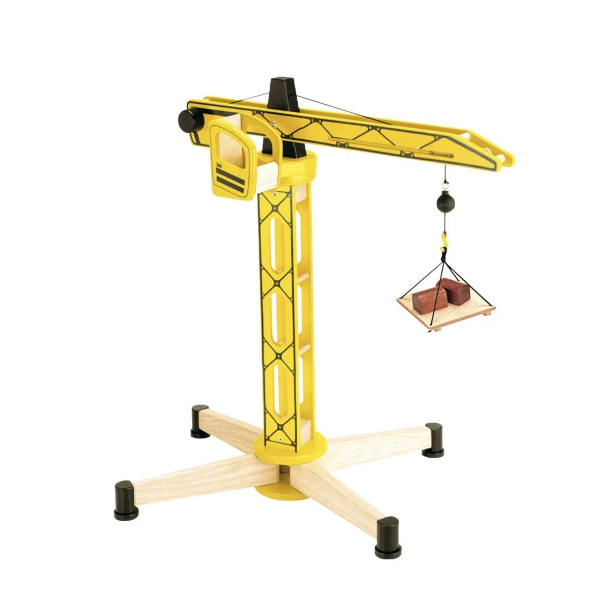 PinToy Wooden Crane (Open Box)