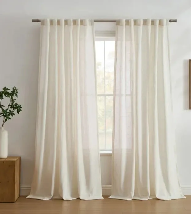 Lichtenberg No. 918 Single Panel White Curtain Drape - 104