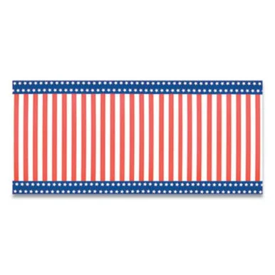 Pacon 0019841 Corobuff Corrugated Paper Roll, 48" X 25 Ft, Stars And Stripes