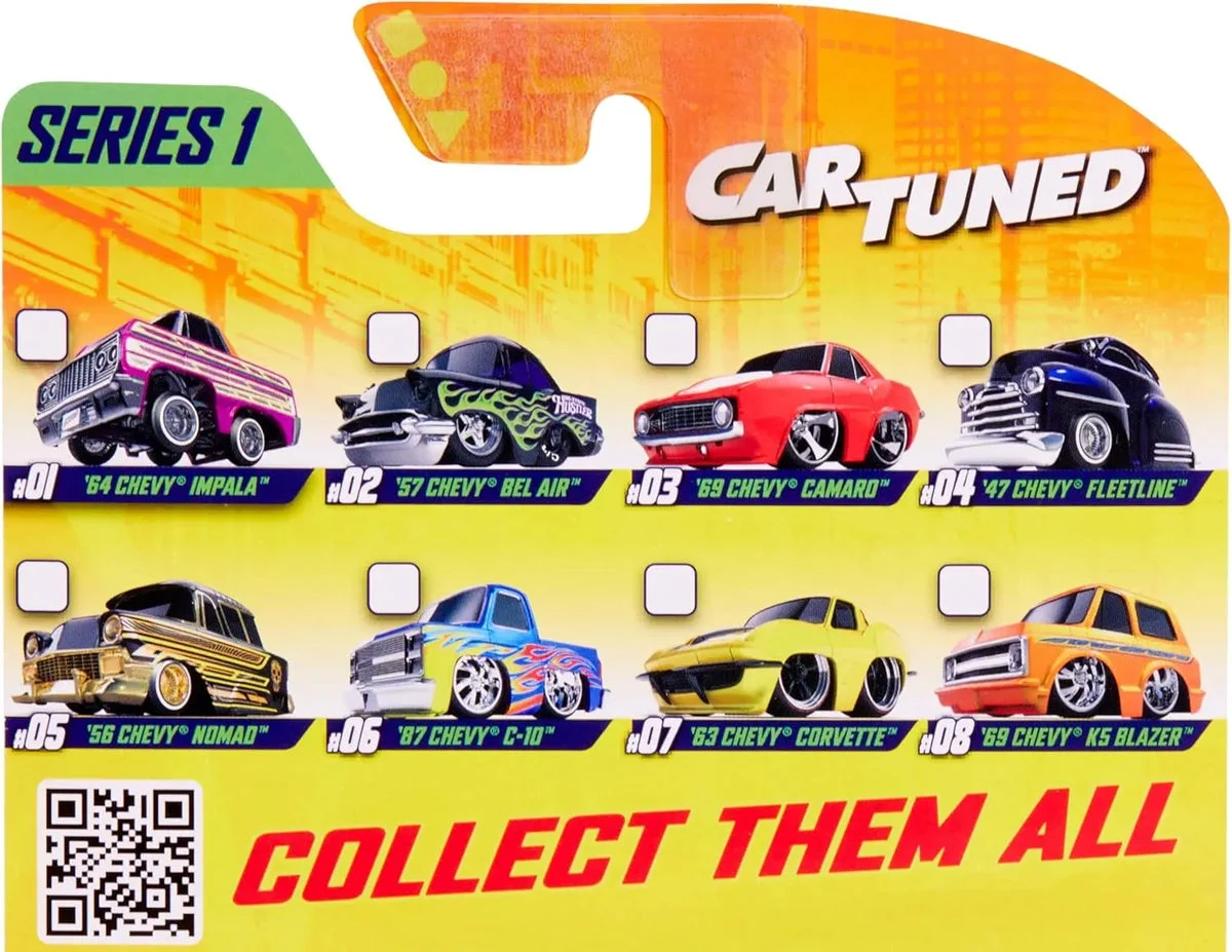 MGA Entertainment CarTuned Series 1-8 Pack, Diecast Vehicle, Ages 6+ Years
