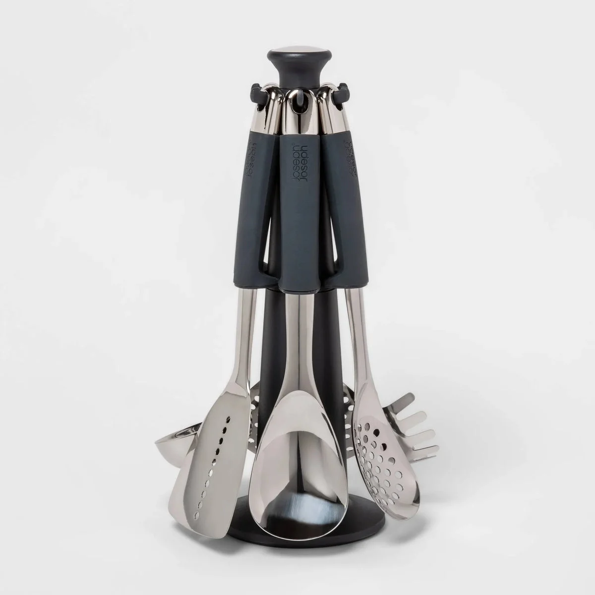 Joseph Joseph 6pc Stainless Steel 100 Collection Rotating Kitchen Utensil Set