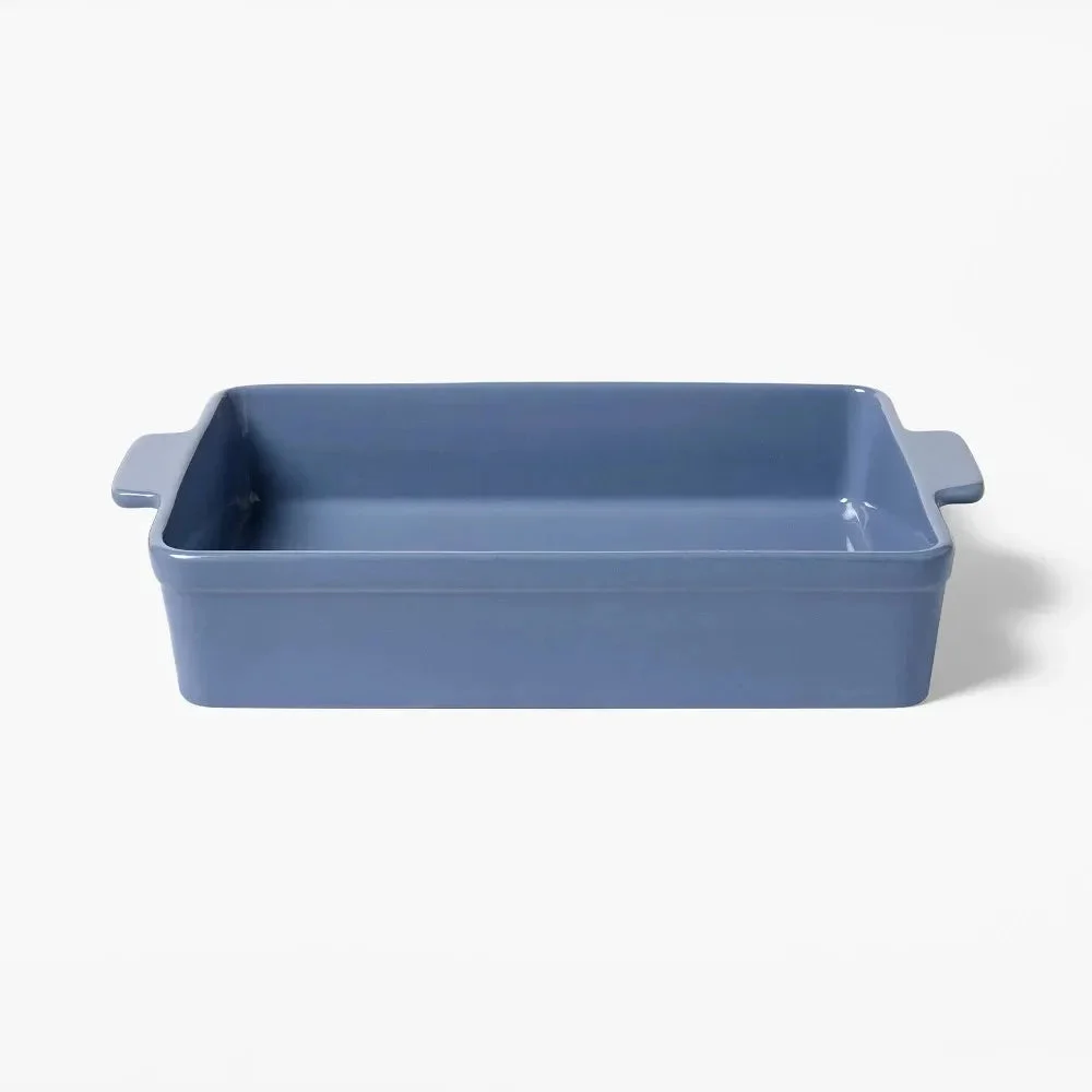 Figmint Rectangle Stoneware Baking Dish - Blue