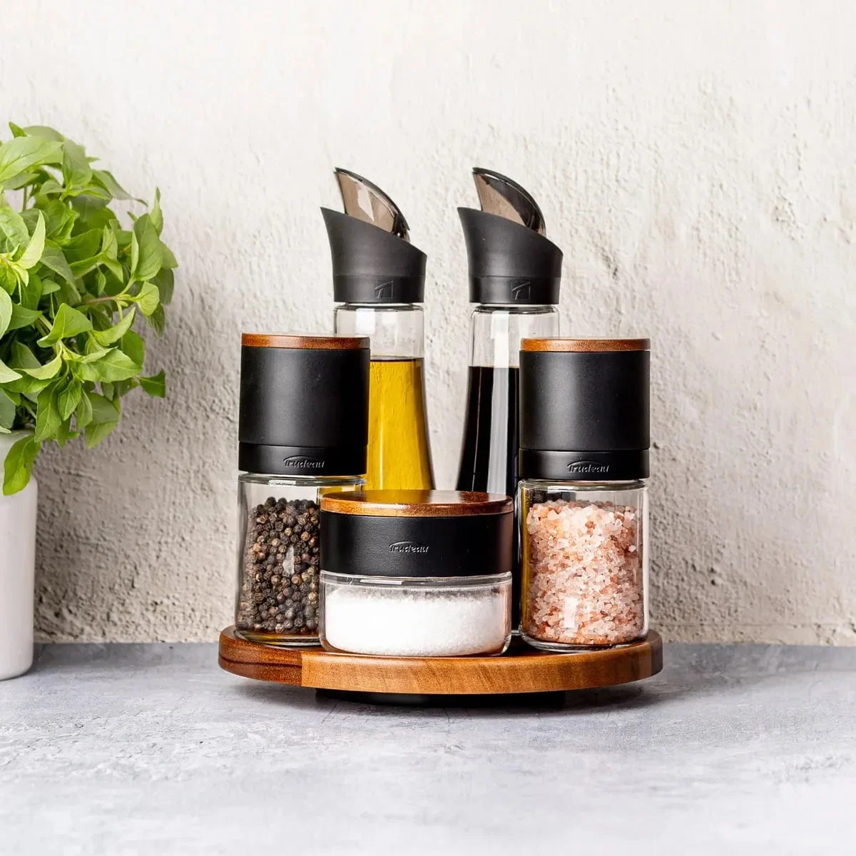 Trudeau Seasoning Station Set - 6 Piece