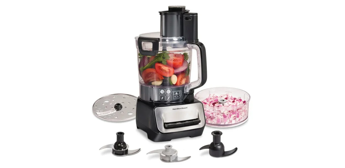 Hamilton Beach Dual Bowl Food Processor - 500W