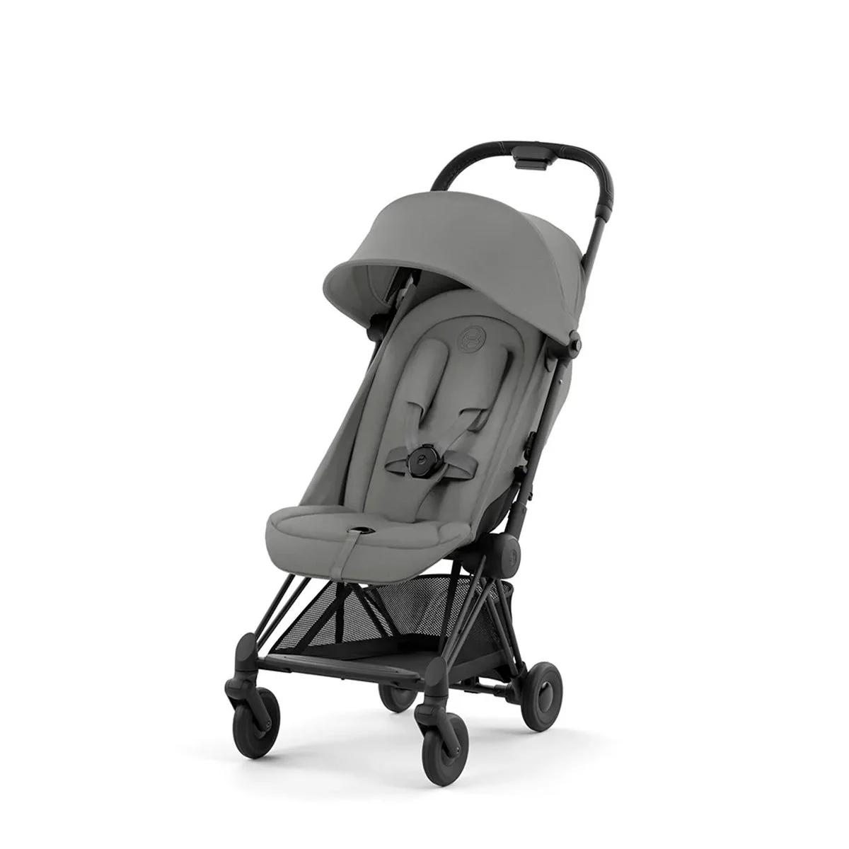 Cybex COYA Stroller - Matte Black Frame + Mirage Grey Seat
