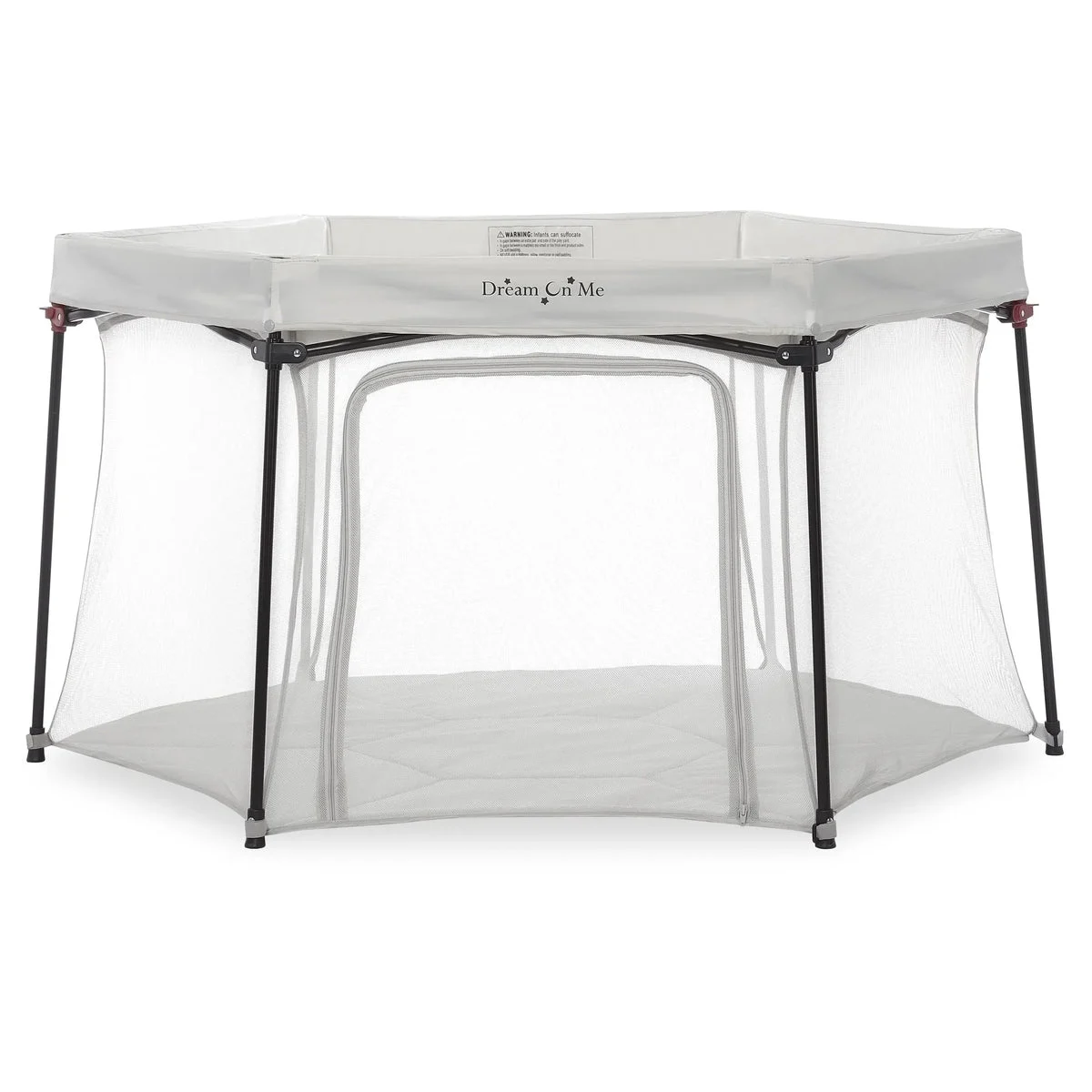Dream On Me Onyx Playpen in Grey