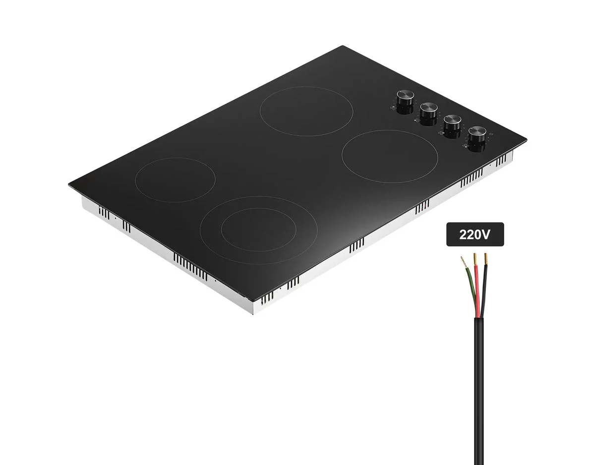 VEVOR Electric Cooktop - 30 Inch 4 Burners Built-In Electric Stove Top