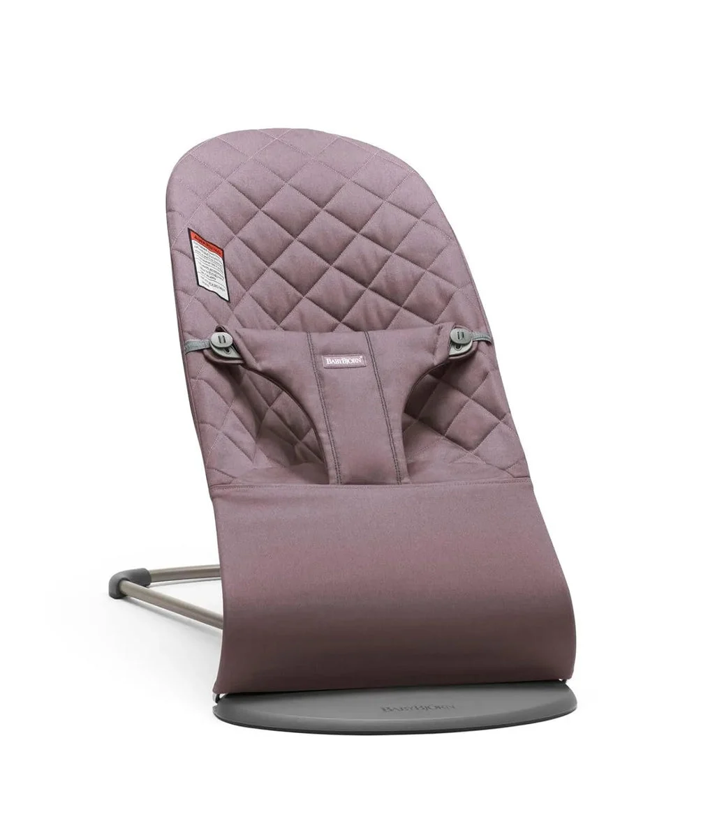 BabyBjörn Bouncer Bliss, Woven, Classic Quilt - Dark Purple