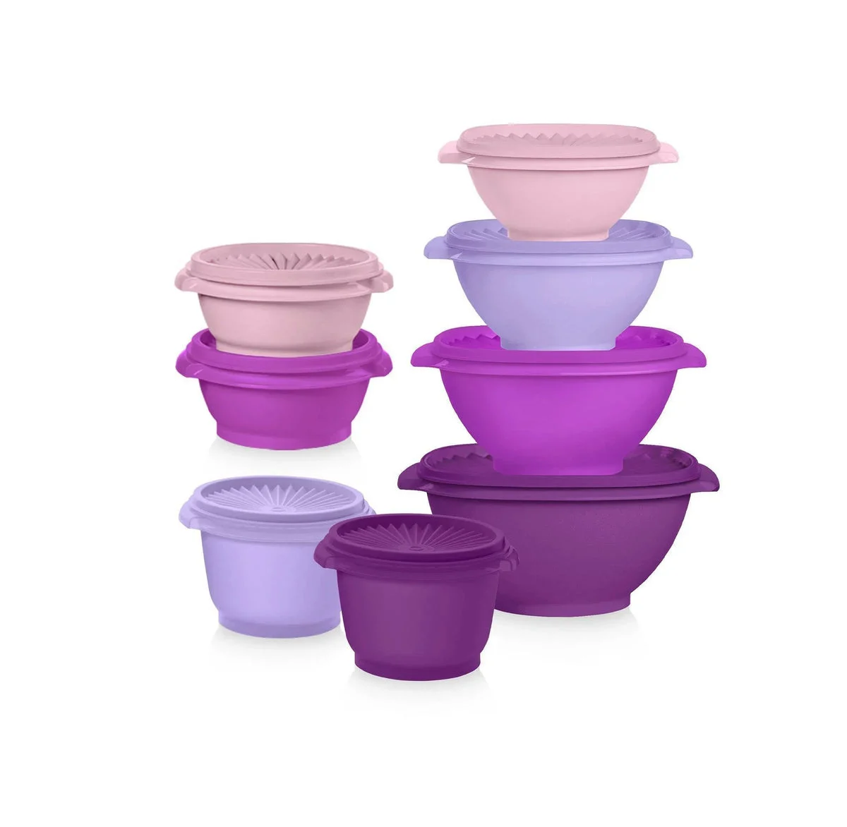 Tupperware Heritage Food Storage Container Set - Lavender