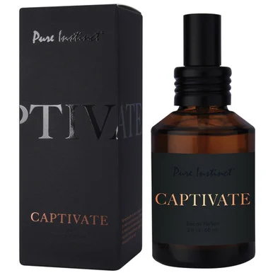 Pure Instinct Pheromone Eau De Parfum Captivate 2oz 60ml - Adult Toys