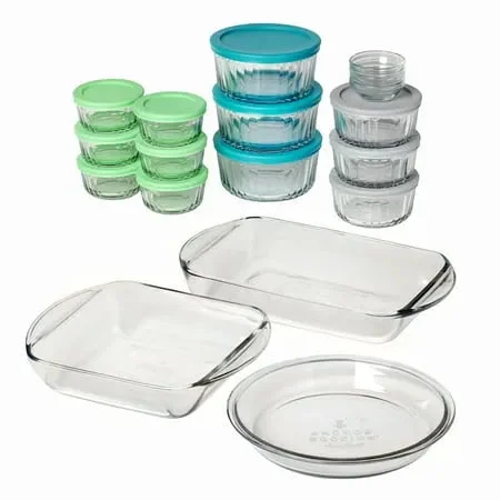 Anchor Hocking 30 Piece Glass Food Storage Containers
