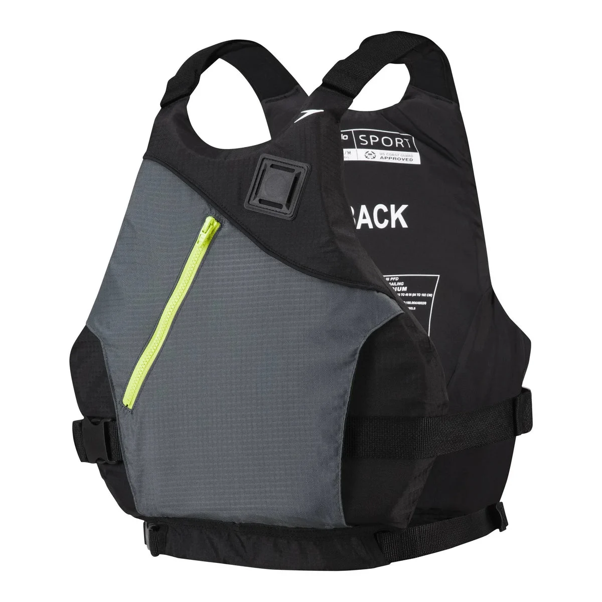 Speedo Adult Unisex Paddle Vest - S/M: Nylon Life Jacket for Swimming