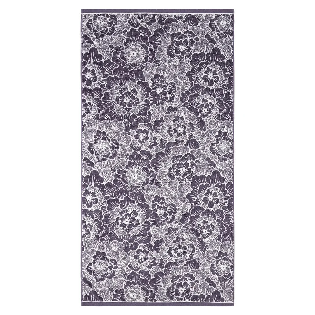 Bath towel Floral Bath Towel - Purple